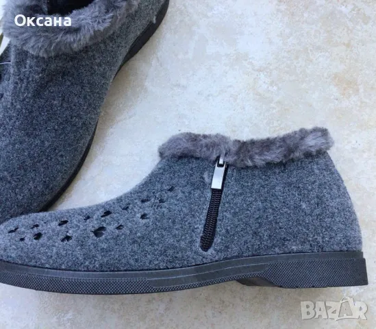 Боти топлинки нови с бродерия, 37-41, снимка 3 - Дамски боти - 48412979