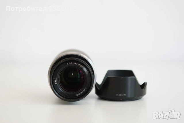 Обектив Sony E 18-55/3,5-5,6 OSS, снимка 6 - Обективи и филтри - 53537308