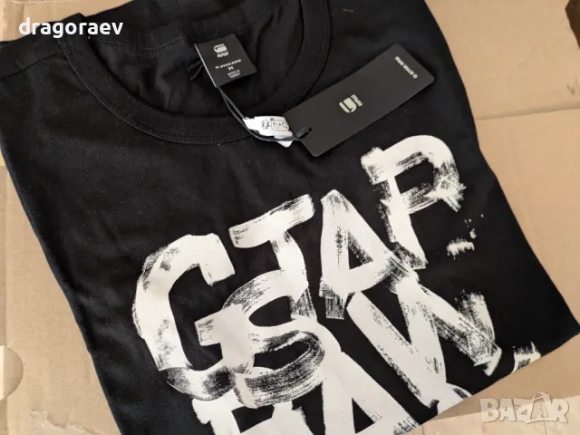 Нова дамска тениска G Star Graphic STM slim Tshirt оригинал, снимка 6 - Тениски - 49979485