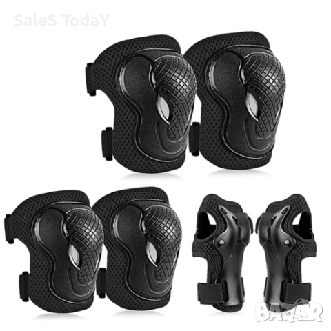 Детски наколенки, протектори, черни