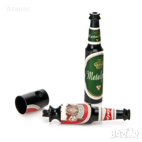 Мини лула с форма на бирена бутилка, снимка 3 - Други - 53401784