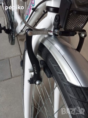 Продавам колела внос от Германия алуминиев юношески велосипед PINNIPED 24 цола, снимка 16 - Велосипеди - 33455645