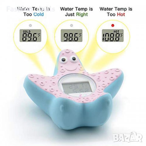 Бебешки Термометър за безопасност при къпане Забавна играчка звезда, снимка 3 - За банята - 33689176