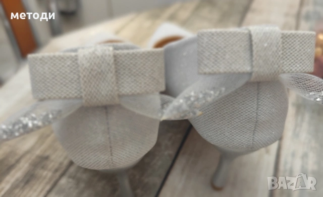 Красиви дамски обувки с ток 7.5 см, снимка 2 - Дамски обувки на ток - 53155466