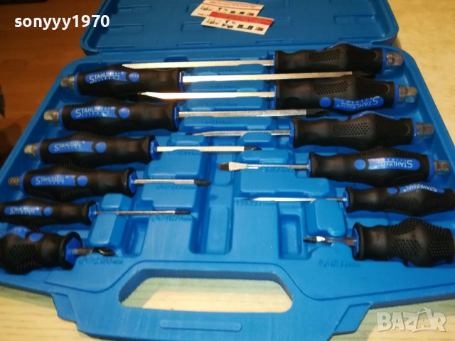 КУФАР С УДАРНИ ОТВЕРТКИ 12бр 0609221632, снимка 11 - Куфари с инструменти - 37918571