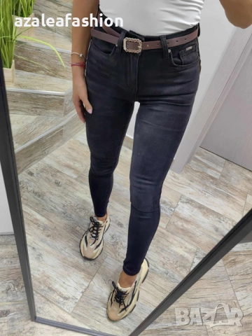 Дамски дънки с колан, снимка 6 - Дънки - 51633951