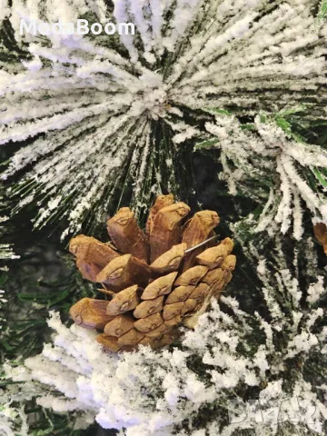 Изкуствено борче/елха със заскрежени иглички, снимка 5 - Декорация за дома - 48056702