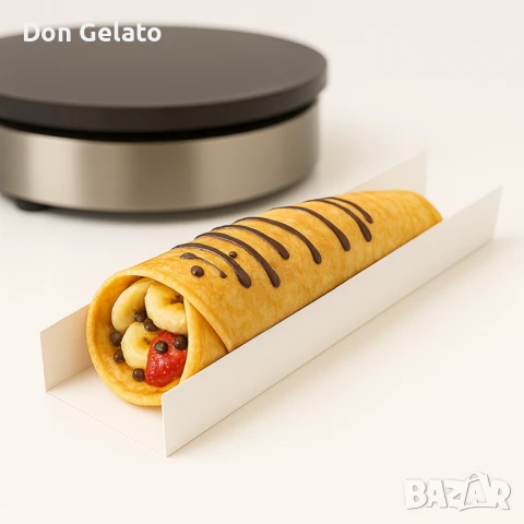 Подложка за палачинка ГОЛЯМА БЯЛА – Лукс, снимка 4 - Други - 51266404