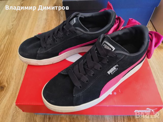 Оригинални кецове Puma Suede 35 номер, снимка 6 - Кецове - 38057386