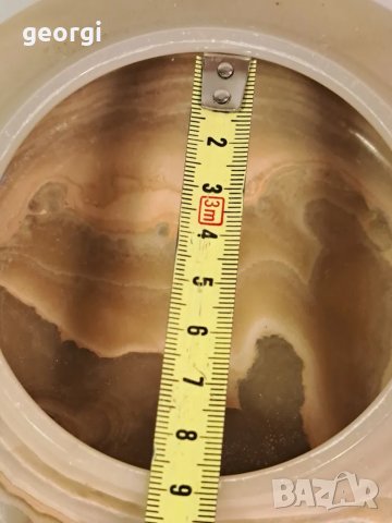 каменна бонбониера бижутерка от оникс  19/4, снимка 5 - Колиета, медальони, синджири - 49167736