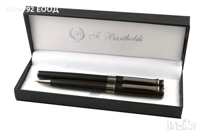 Стилен компект метални химикал и ролер NIM на Бартолди в луксозна кутия