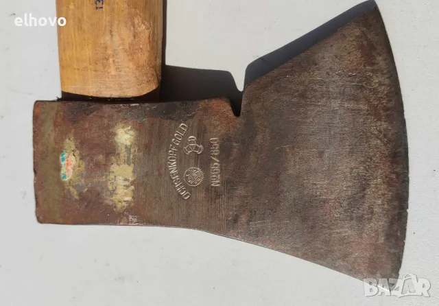 Стара брадва Ochsenkopf#66, снимка 3 - Антикварни и старинни предмети - 50216372