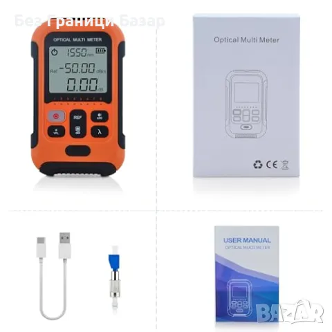 Нов SKYSHL SS103PVC13 Оптичен тестер с VFL, RJ45 и фенерче пауър метър, снимка 8 - Други инструменти - 49579591