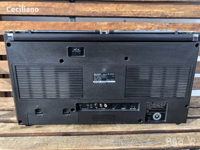 Радиокасетофон 💥Sharp GF-9595E(45w) -Рядък,в състояние!, снимка 12 - Радиокасетофони, транзистори - 52842207
