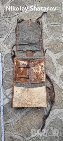 Стара военна раница , снимка 4 - Антикварни и старинни предмети - 51703442