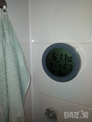 Часовник с календар и термометър AURIOL, снимка 4 - Други стоки за дома - 52461322
