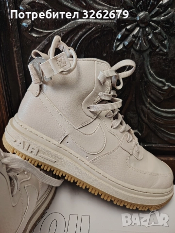 Nike air force 1Fossil Stone/Pearl waterproof оригинални нови размер 41, снимка 6 - Маратонки - 52904505