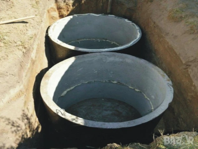 септична яма ИЗГРАЖДАНЕ и цялостно инсталиране на мръсния канал.. ПРОИЗВЕЖДАМЕ бетонни пръстени