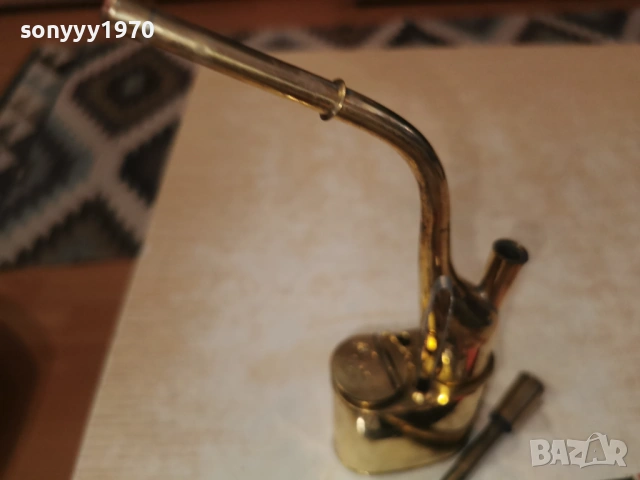 медна лула за колекция или пушене 1702260806, снимка 4 - Антикварни и старинни предмети - 53503272