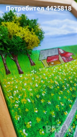 Картина със скандинавски мъх , снимка 3 - Пана - 53219559