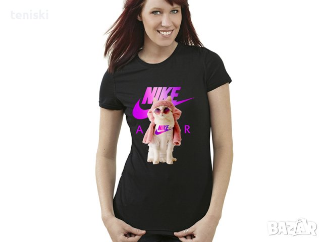  Дамска тениска Nike принт Нови 5 модела, снимка 4 - Тениски - 33421144
