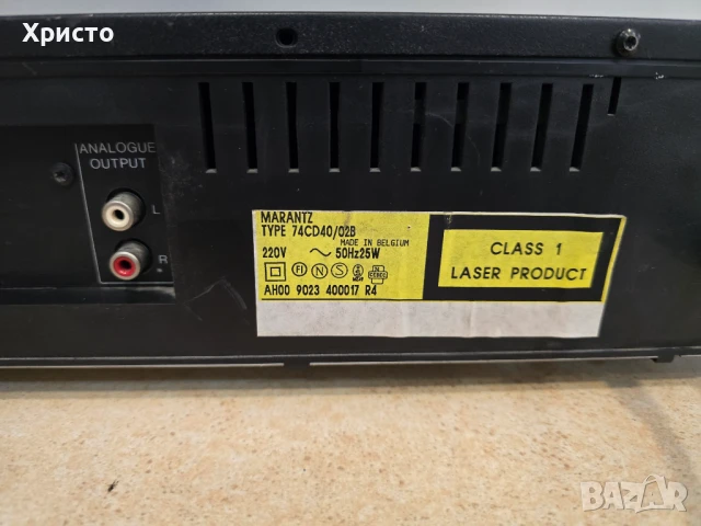 💿 Marantz CD-40 💿 tda1541a, снимка 6 - Аудиосистеми - 50811903