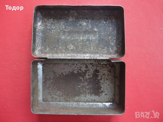 Старинна гравирана армейска кутия за тютюн , снимка 6 - Колекции - 43813533