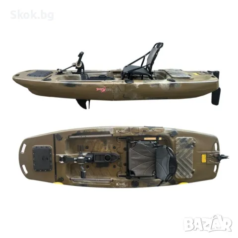 Каяк SCORPIO DUO PEDAL FISH MODULAR - 2.80 метра - Едноместен, снимка 2 - Водни спортове - 49236716