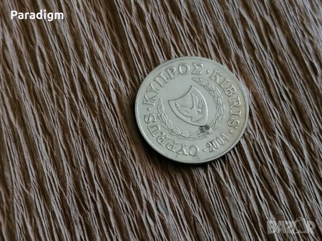 Mонета - Кипър - 10 цента | 2004г., снимка 2 - Нумизматика и бонистика - 28414125