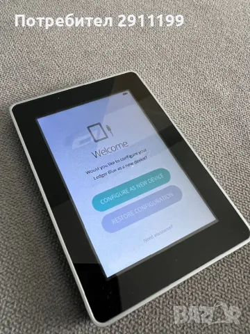 Крипто портфейл / портмоне Ledger Blue, снимка 3 - Друга електроника - 48121860