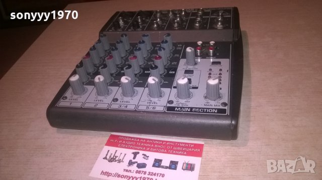 behringer xenyx 802-mixer preamplifier-внос швеицария, снимка 8 - Ресийвъри, усилватели, смесителни пултове - 27300092