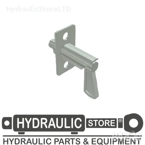 Поцинкован стоманен щифт - фиксатор - с вертикална пластина 10951110, снимка 1