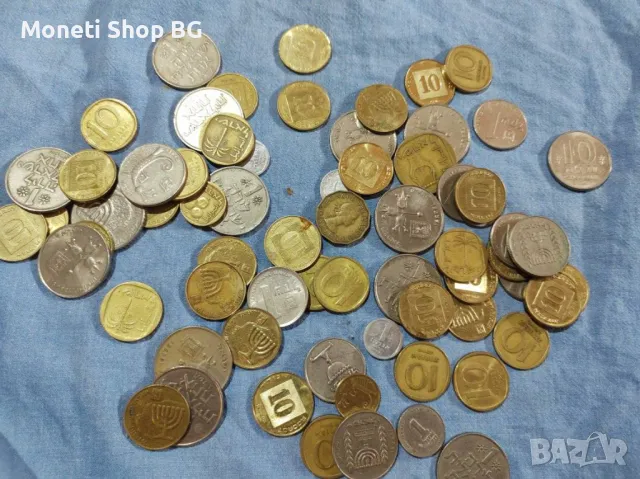 70 броя монети от Израел , снимка 6 - Нумизматика и бонистика - 48907736