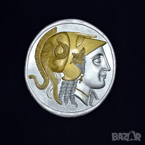 Декадрахма за стена уголемен размер за стена