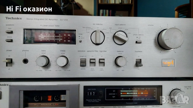 Set Усилвател Technics SU-V4A  NewClass A * ДекTechniks RS-M263 , снимка 6 - Ресийвъри, усилватели, смесителни пултове - 53504970