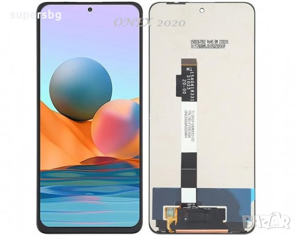 Нов 100% Оригинален  LCD Дисплей + Touch за Xiaomi Redmi Note 10 Pro 5G 2021  Service pack, снимка 1 - Резервни части за телефони - 35541547