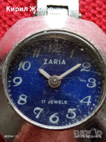 Стар механичен часовник дамски Заря СССР 17 камъка за ремонт части КОЛЕКЦИЯ 26521, снимка 3 - Антикварни и старинни предмети - 50125069