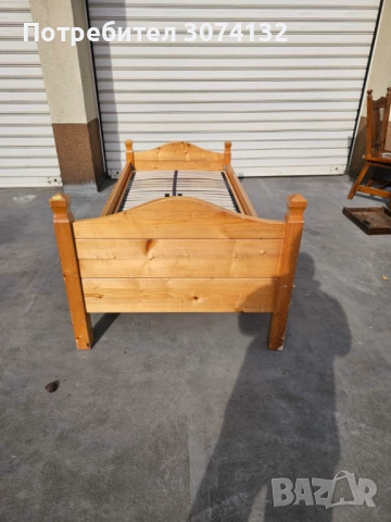 Легло в стил Рустик, снимка 2 - Спални и легла - 52159383