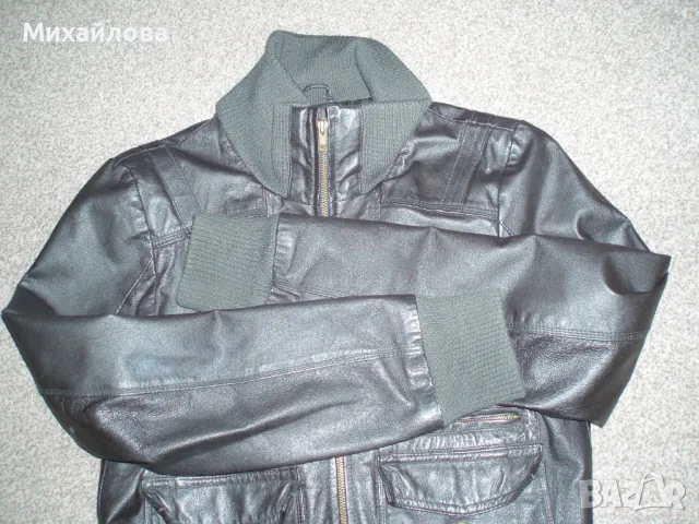 Страхотно кожено яке от естествена кожа ! Сега намалено!, снимка 5 - Якета - 49129498