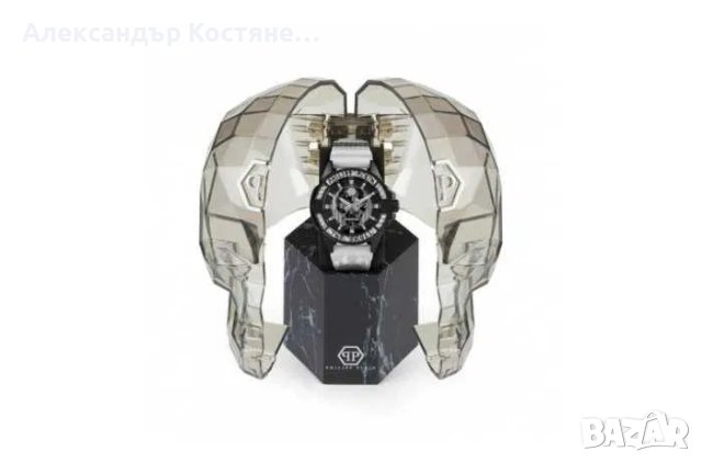 Мъжки часовник Philipp Plein THE $KULL CARBON FIBER 44mm - PWAAA1822, снимка 2 - Мъжки - 40361939