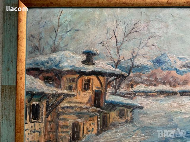 ГОСПОДИН ГЕОРГИЕВ (1909-1978) масло, снимка 2 - Картини - 38996182