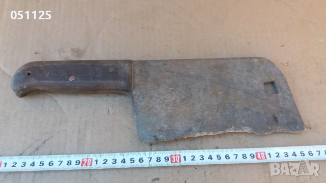 масивен кован сатър за месо , снимка 6 - Антикварни и старинни предмети - 53026270