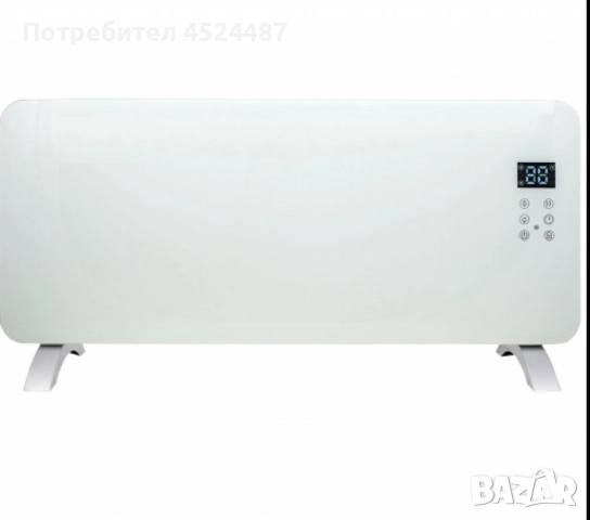 Конвектор, 2000W, стъклен панел