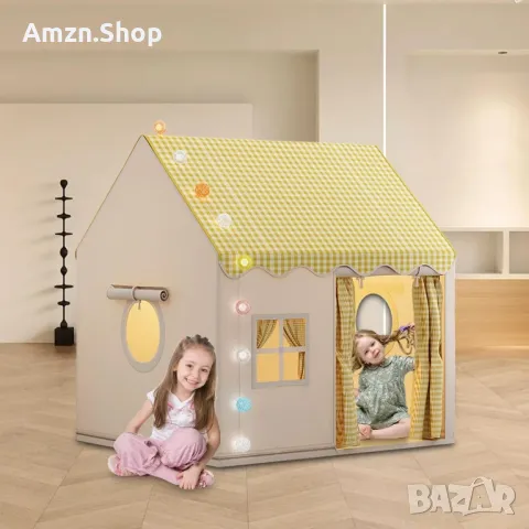 Детска Палатка За Момичета Играчка Къщичка за детска стая за игра, снимка 7 - Други - 48605822