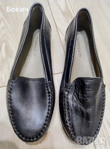 Дамски мокасини от естествена кожа Rebecca M, номер 36 EU, с ниска, равна подметка  , снимка 3 - Маратонки - 47324993