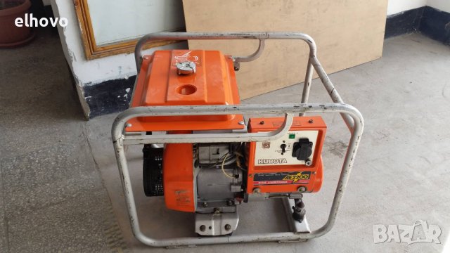 Бензинов монофазен агрегат за ток KUBOTA AE2200, снимка 2 - Генератори - 38326036