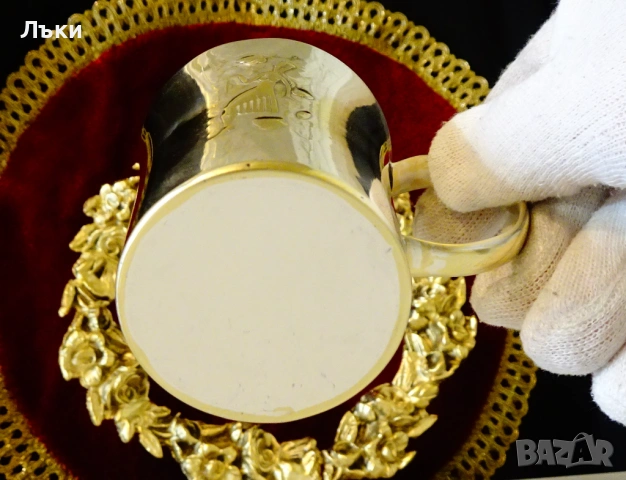 Посребрена чаша WMF с мотив от Спящата красавица. , снимка 8 - Антикварни и старинни предмети - 53066900