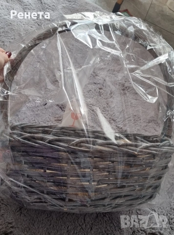 Плетени кошници за подарък почерпка за празник, снимка 4 - Декорация за дома - 53322666