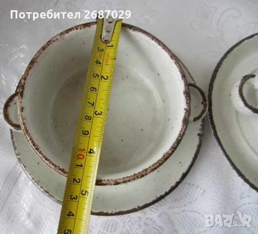 Марков сервиз от 8 части Керамика, съд, чиния, купа stoneware, снимка 10 - Сервизи - 28949879