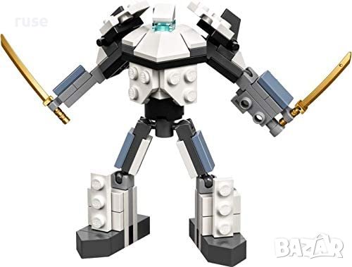 НОВИ! LEGO® 30591 Ninjago Титаниев мини робот 2в1, снимка 2 - Конструктори - 38573516